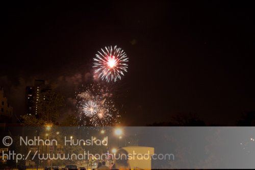 Minneapolis fireworks on 4 July 2010